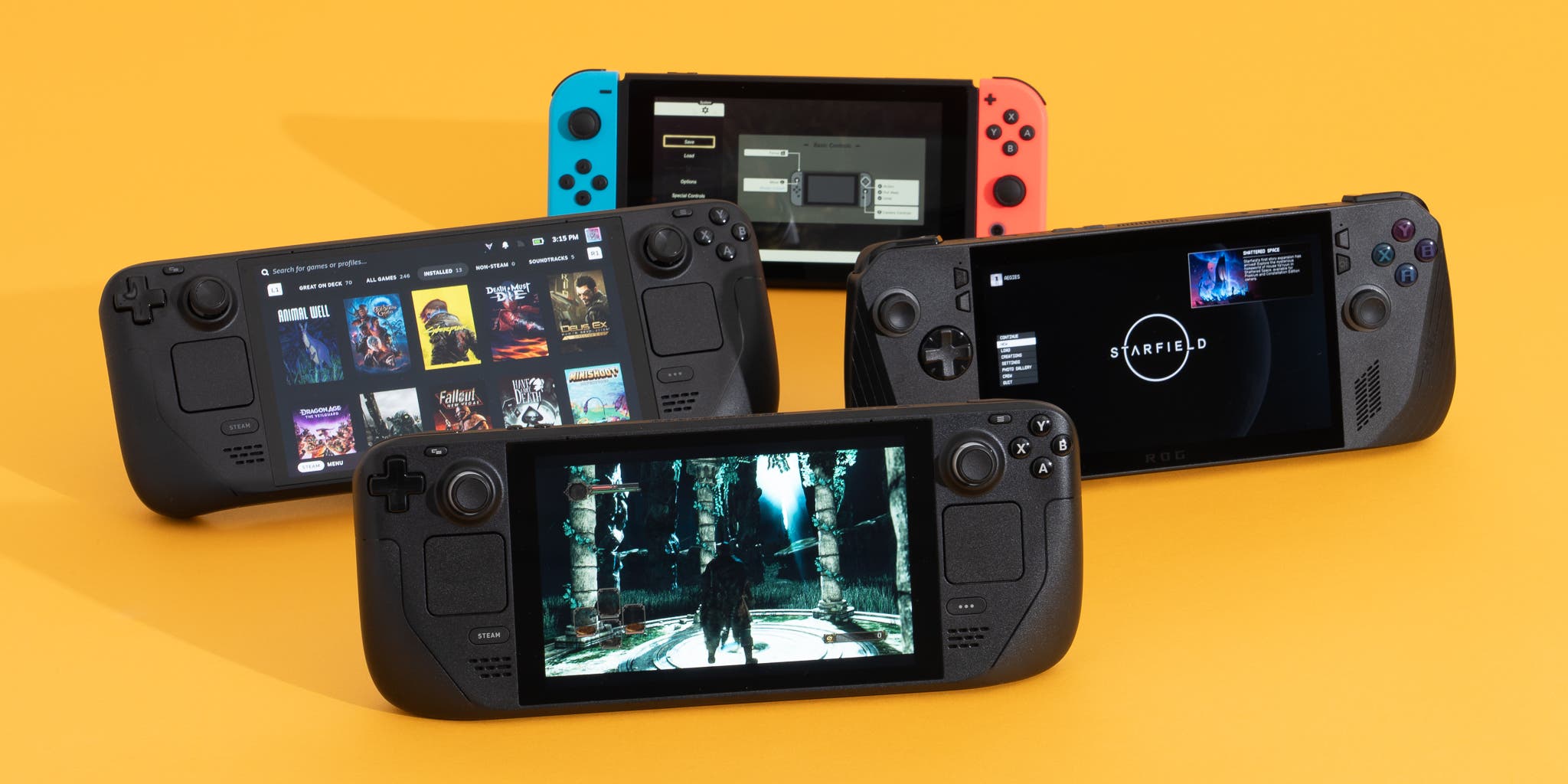 The Best Gaming Handhelds of 2026: Steam Deck OLED vs. ASUS ROG Ally X vs. Lenovo Legion Go 2