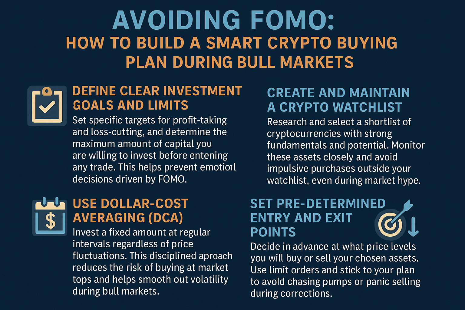 Avoiding FOMO: How to Build a Smart Crypto Buying Plan During Bull Markets